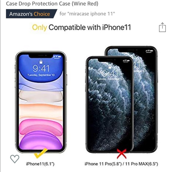 Miracase Silicone iPhone 11 Case - Picture 3 of 4